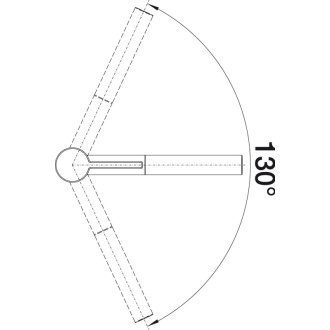 Blanco LINEE S Silgranit-look dvojfarebná kávová/chróm