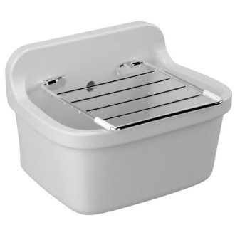 Vitra závesná výlevka bez mriežky 43x37x26,5 cm biela 6109-003-0012