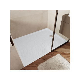 Sprchová vanička obdĺžniková Kaldewei Cayonoplan 100x80 cm smaltovaná oceľ, alpská biela, celoplošný antislip 361630020001