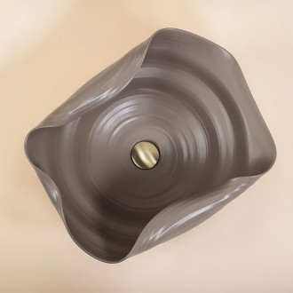 Keramické umývadlo na dosku REA HM-66TB Handmade ART