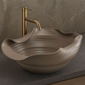 Keramické umývadlo na dosku REA HM-66TB Handmade ART