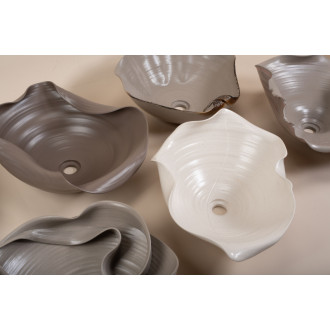 Keramické umývadlo na dosku REA HM-66TB Handmade ART