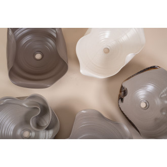 Keramické umývadlo na dosku REA HM-66TB Handmade ART