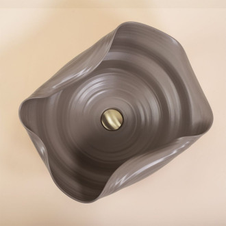 Keramické umývadlo na dosku REA HM-66TB Handmade ART