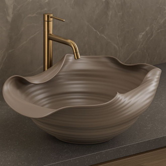 Keramické umývadlo na dosku REA HM-66TB Handmade ART