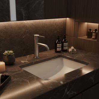 Rea Umývadlová batéria REA Foster Nickel Brush Low REA-B6323