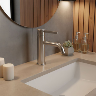 Rea Umývadlová batéria REA Foster Nickel Brush Low REA-B6323