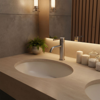 Rea Umývadlová batéria REA Foster Nickel Brush Low REA-B6323