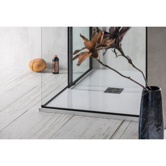 Sprchová vanička obdĺžniková Polysan 120x80 cm liaty mramor 77922