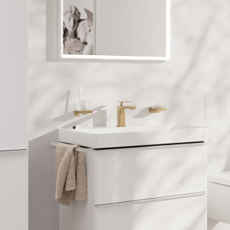 Umývadlová batéria Hansgrohe Tecturis E s výpustom kartáčovaný bronz 73014140