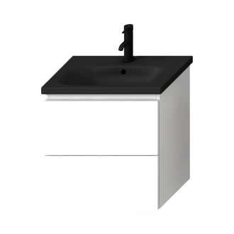 Umývadlo Jika MIo-N 60x45 cm čierna mat otvor pre batériu uprostred H8127137161041