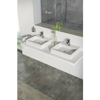 Umývadlo Ravak Natural 50x45 cm otvor pre batériu, bez prepadu XJO01250000