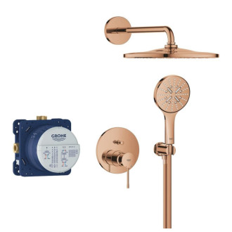 Sprchový systém Grohe Essence vrátane podomietkového telesa Warm Sunset 25287DA0