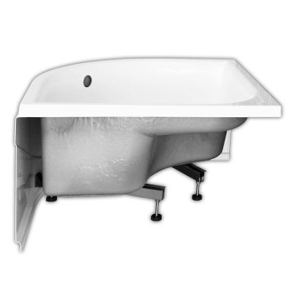 Sprchová vanička štvrťkruhová Roth 80x80 cm akrylát 8000047