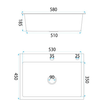 Rea Oceľový drez Liam BRUSH COPPER KPL-06050