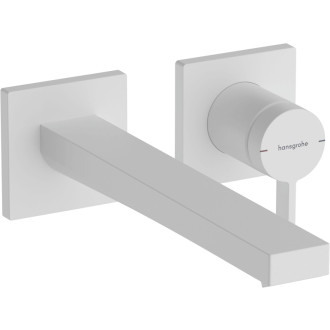 Umývadlová batéria Hansgrohe Tecturis E bez podomietkového telesa matná biela 73051700
