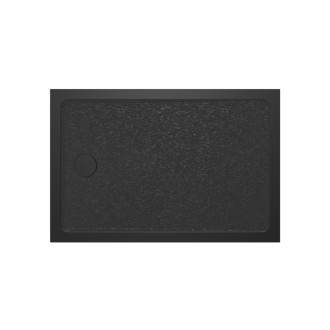 Sprchová vanička obdĺžniková SAT Project 120x80 cm liaty mramor čierna SATSVPRO12080CA