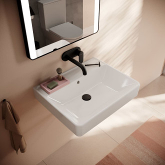 Umývadlo Hansgrohe Xanuia Q 60x48 cm bez otvoru pre batériu, s prepadom 60240450
