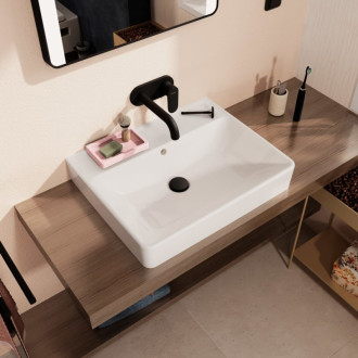 Umývadlo Hansgrohe Xanuia Q 60x48 cm bez otvoru pre batériu, s prepadom 60244450