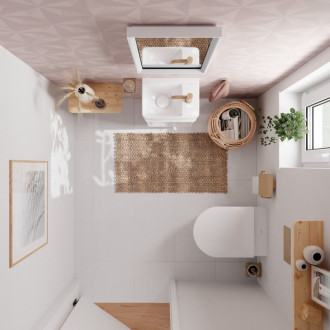 Umývadlo Hansgrohe Xelu Q 36x25 cm otvor pre batériu vpravo 60314450