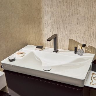 Umývadlo Hansgrohe Xelu Q 80x48 cm s dvoma otvormi pre batériu 60320450