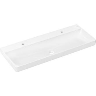 Umývadlo Hansgrohe Xelu Q 120x48 cm s dvoma otvormi pre batériu 60322450