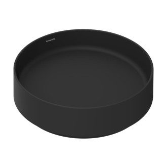Umývadlo Hansgrohe Xuniva Evo S 40x40 cm čierna mat bez otvoru pre batériu, bez prepadu 60323670