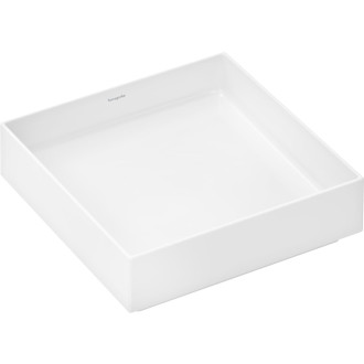 Umývadlo Hansgrohe Xuniva Evo E 40x40 cm bez otvoru pre batériu, bez prepadu 60324450