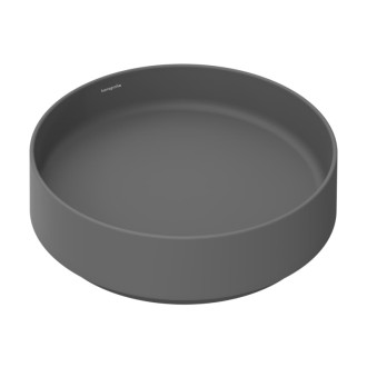 Umývadlo Hansgrohe Xuniva Evo S 40x40 cm bridlicová matná šedá mat bez otvoru pre batériu, bez prepadu 60323760