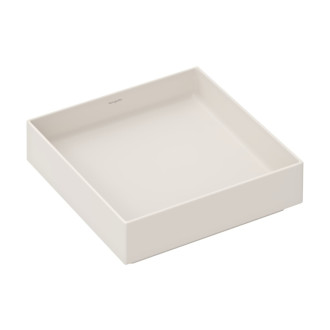 Umývadlo Hansgrohe Xuniva Evo E 40x40 cm piesková matná béžová mat bez otvoru pre batériu, bez prepadu 60324780