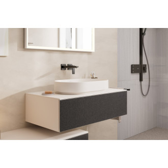 Umývadlo Hansgrohe Xuniva Evo U 65x40 cm piesková matná béžová mat bez otvoru pre batériu, bez prepadu 60325780