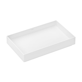 Umývadlo Hansgrohe Xuniva Evo E 65x40 cm biela matná mat bez otvoru pre batériu, bez prepadu 60326700