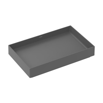 Umývadlo Hansgrohe Xuniva Evo E 65x40 cm bridlicová matná šedá mat bez otvoru pre batériu, bez prepadu 60326760