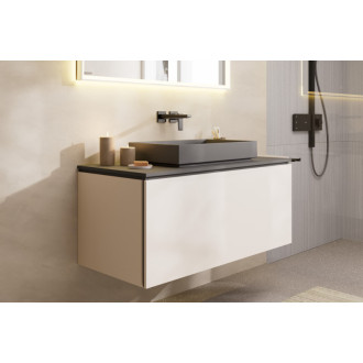 Umývadlo Hansgrohe Xuniva Evo E 65x40 cm bridlicová matná šedá mat bez otvoru pre batériu, bez prepadu 60326760