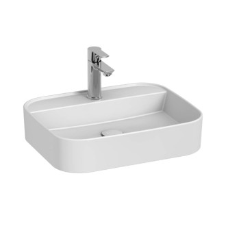 Umývadlo na dosku Jika Astra 50x40 cm mat otvor pre batériu, bez prepadu H8183627571111