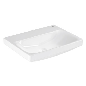 Umývadlo Grohe Euro Ceramic 60x47 cm alpská biela bez otvoru pre batériu, bez prepadu 102416SH00