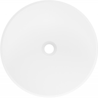 Voľne stojace umývadlo Mexen Onyx-03 z konglomerátu 45 x 45 cm, matná biela - 26534500