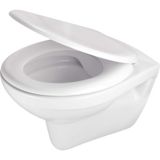 Deante BORO závěsná toaleta bezokrajová + WC sedátko CMOD6SPW