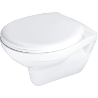 Deante BORO závěsná toaleta bezokrajová + WC sedátko CMOD6SPW