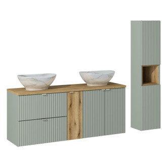 Comad SET-LRG B OAK 140CM UN PATI HC Koupelnová sestava 140 cm