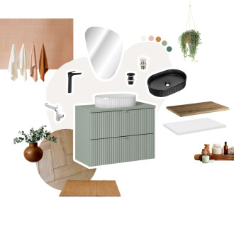 Comad SET-LRG B OAK 140CM UN PATI HC Koupelnová sestava 140 cm