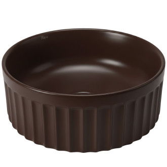 Sada: Závesná WC misa + Umývadlo na dosku Rea Duo Espresso Matt