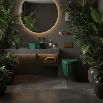 Umývadlo na dosku DUO Matcha Matt