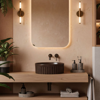 Umývadlo na dosku DUO Espresso Matt