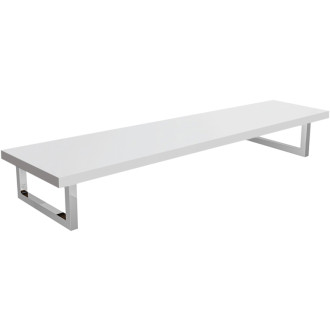 CERANO - Doska pod umývadlo Navira Pro + 2+1 podperná konzola - biela matná - 140x46x3, 6 cm