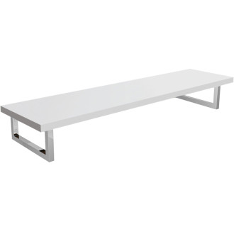 CERANO - Doska pod umývadlo Navira Pro + 2+1 podperná konzola - biela matná - 160x46x3, 6 cm