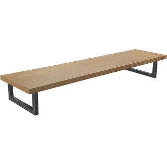 CERANO - Doska pod umývadlo Navira Pro + 2+1 podperná konzola - dub medový - 160x46x3,6 cm