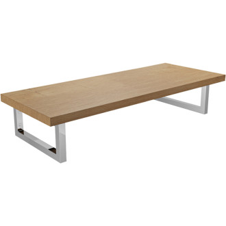 CERANO - Doska pod umývadlo Navira Pro + podperná konzola - dub medový - 70x46x3, 6 cm