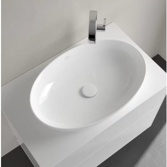 Umývadlo na dosku Villeroy &amp; Boch Artis 61x41 cm bez otvoru pre batériu, bez prepadu 419861R1