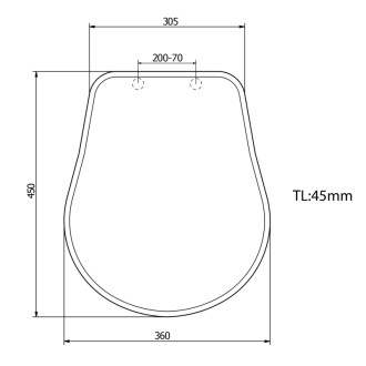RETRO WC sedátko Soft Close, orech/chróm